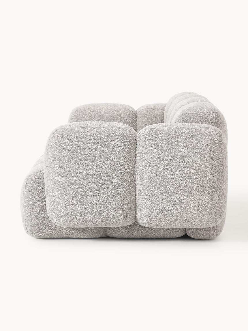 Bom Üçlü Koltuk Gri Bukle