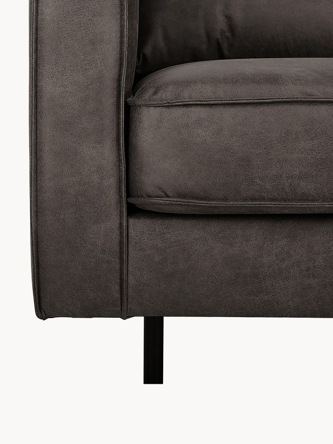 Brooks İkili Koltuk Gri Kahve