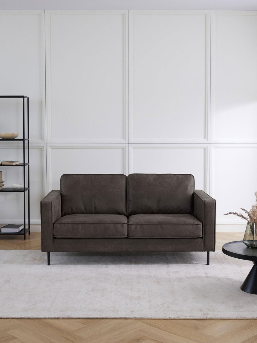 Brooks İkili Koltuk Gri Kahve