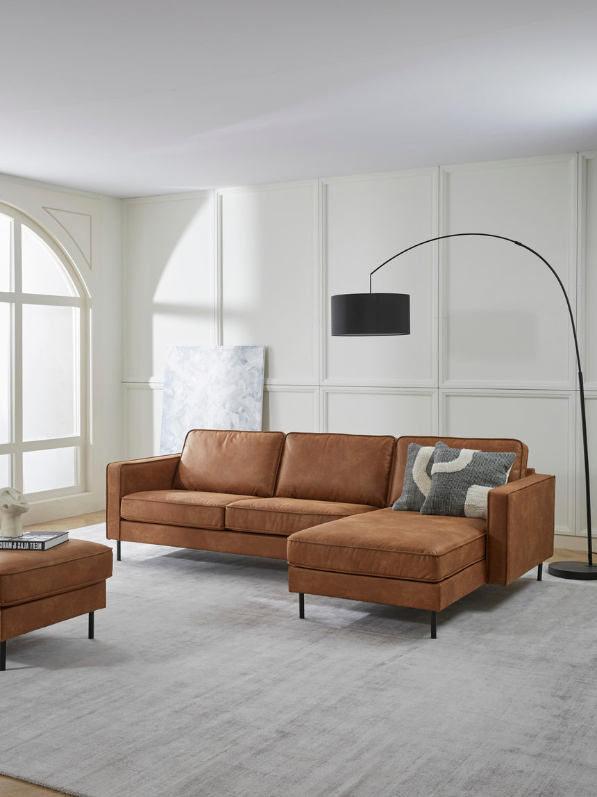 Brooks Köşe Koltuk Taba Kahve