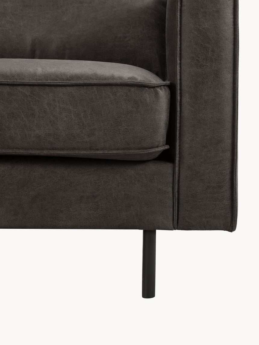 Brooks Large Köşe Koltuk Gri Kahve