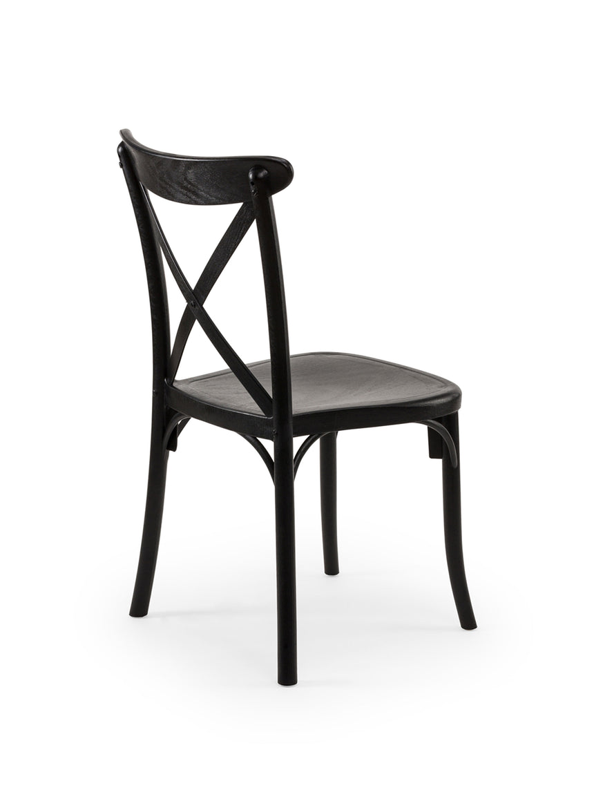 Capri Polipropilen Sandalye Siyah