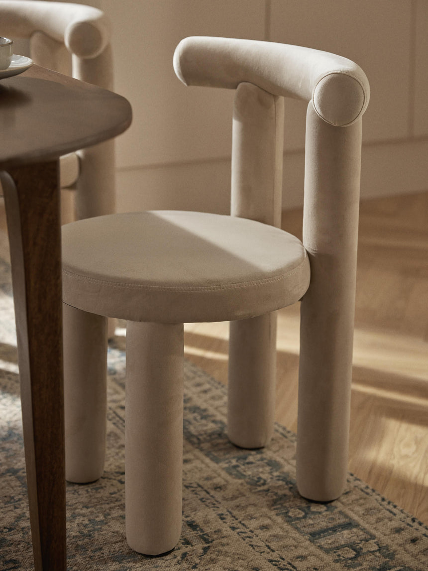 Clio Kumaş Sandalye Bej