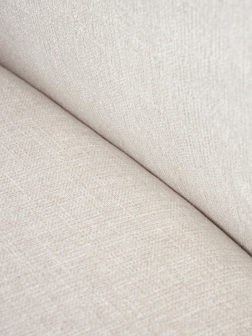 Daisy Puf Üçlü Koltuk Kırık Beyaz