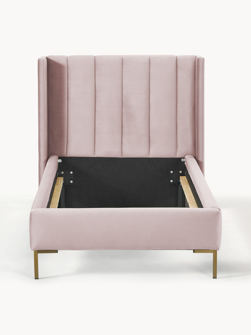 Dart Tek Kişilik Karyola Lale Mor