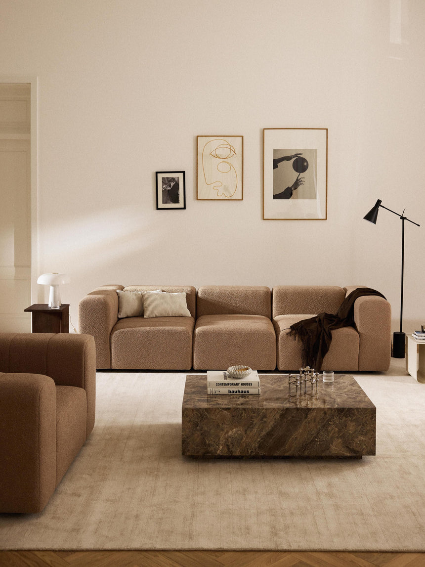 Deko Dörtlü Koltuk Bej Bukle