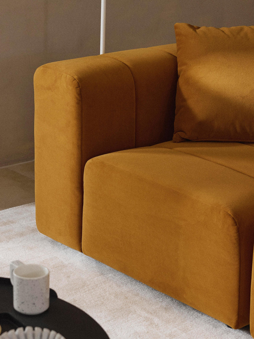 Deko Dörtlü Koltuk Hardal Sarısı