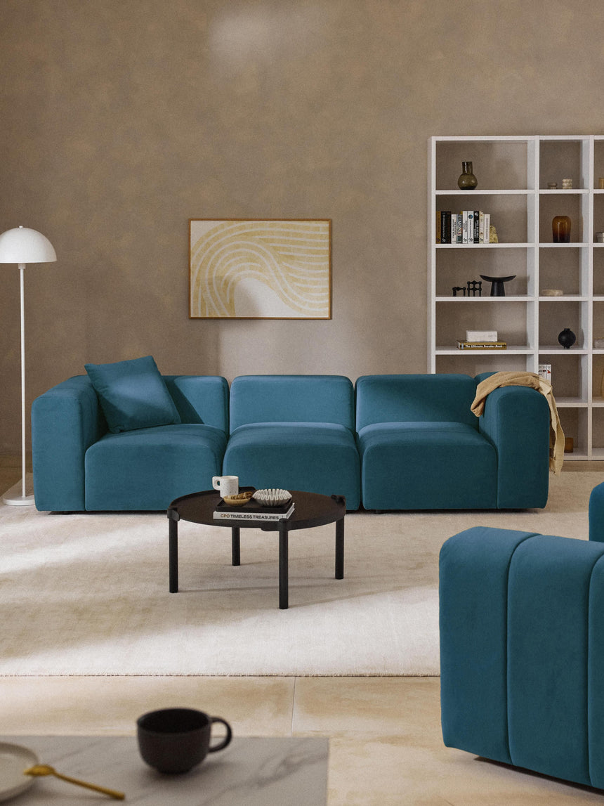 Deko Dörtlü Koltuk Petrol Mavisi