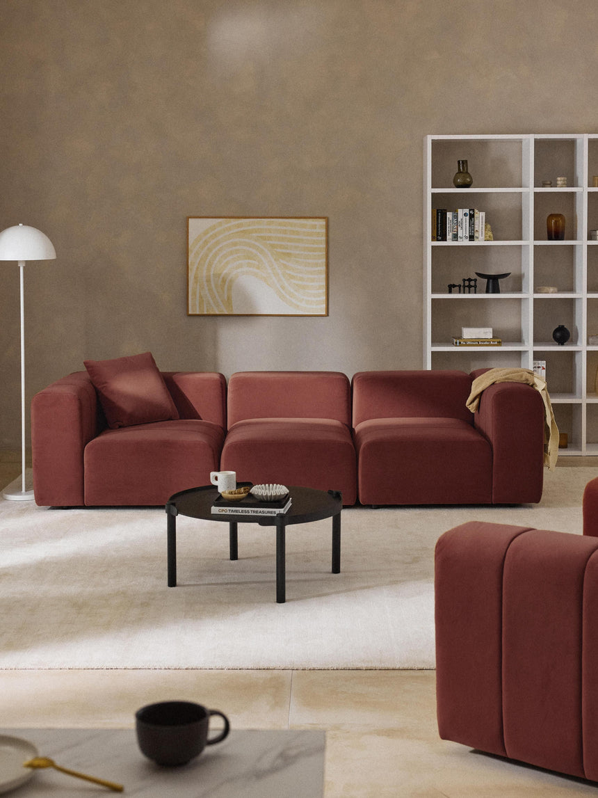 Deko Dörtlü Koltuk Şarap Kırmızısı