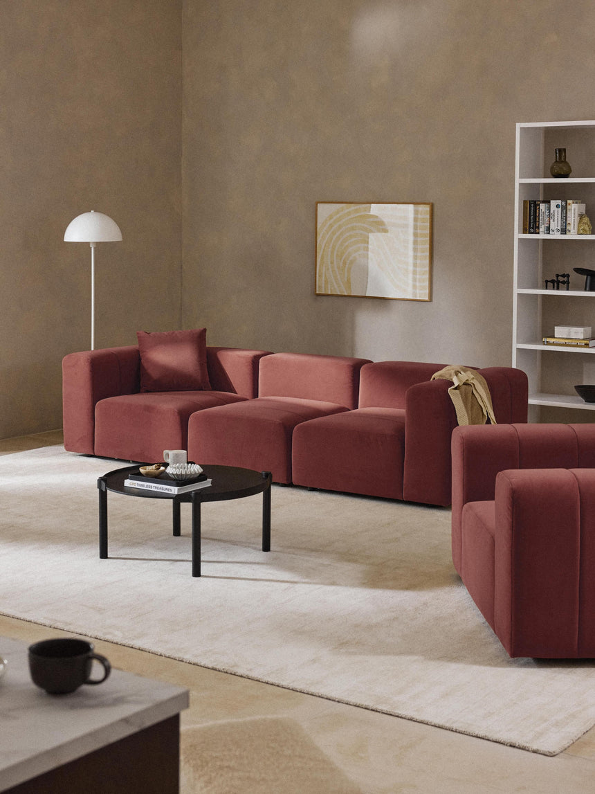 Deko Dörtlü Koltuk Şarap Kırmızısı