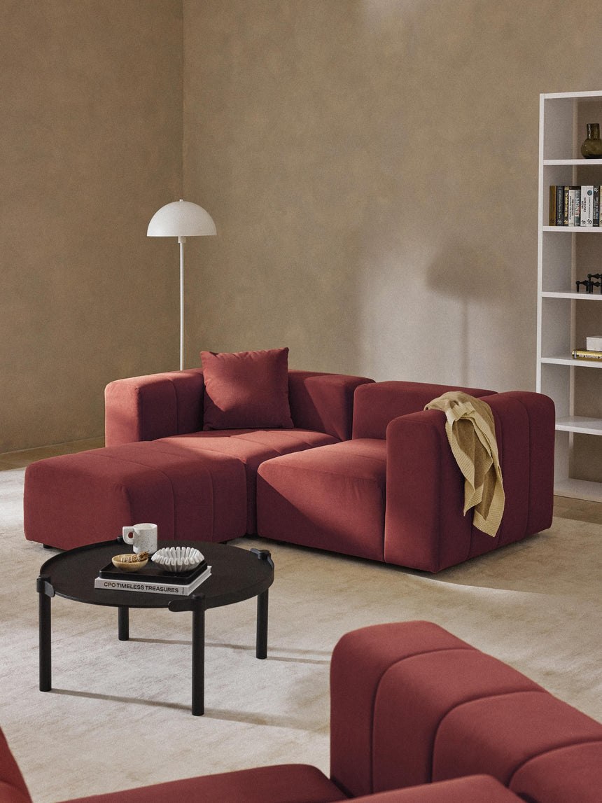 Deko Köşe Koltuk Şarap Kırmızısı