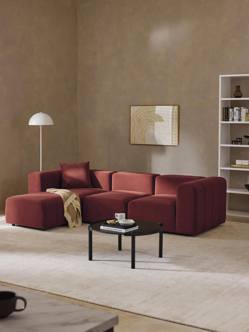 Deko Plus Köşe Koltuk Şarap Kırmızısı