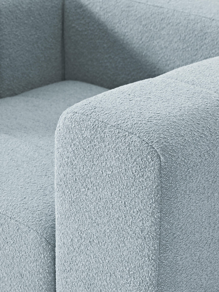 Deko Tekli Koltuk Açık Mavi Bukle