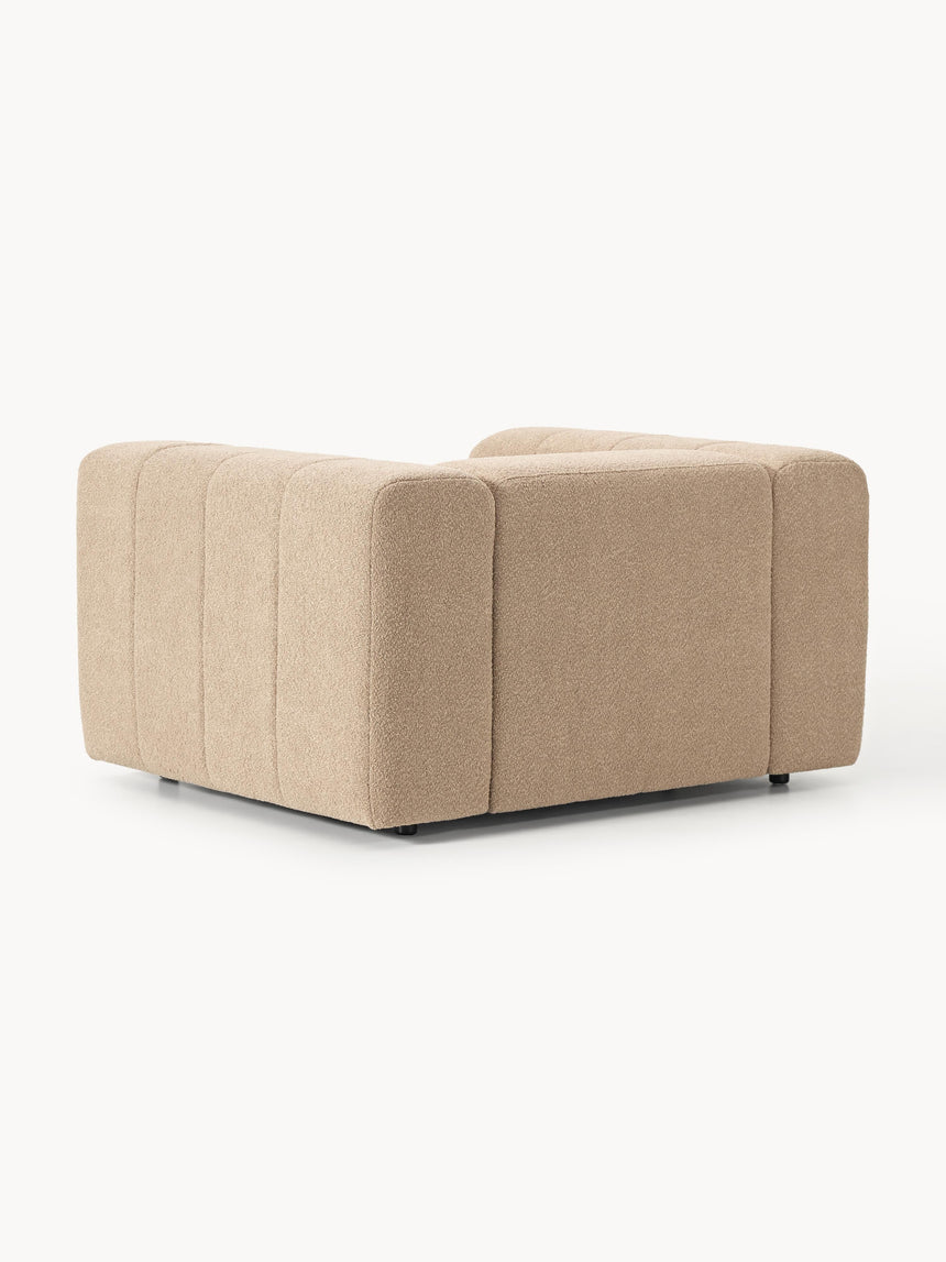 Deko Tekli Koltuk Bej Bukle