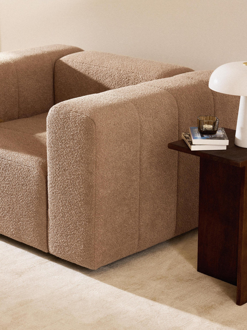 Deko Tekli Koltuk Bej Bukle