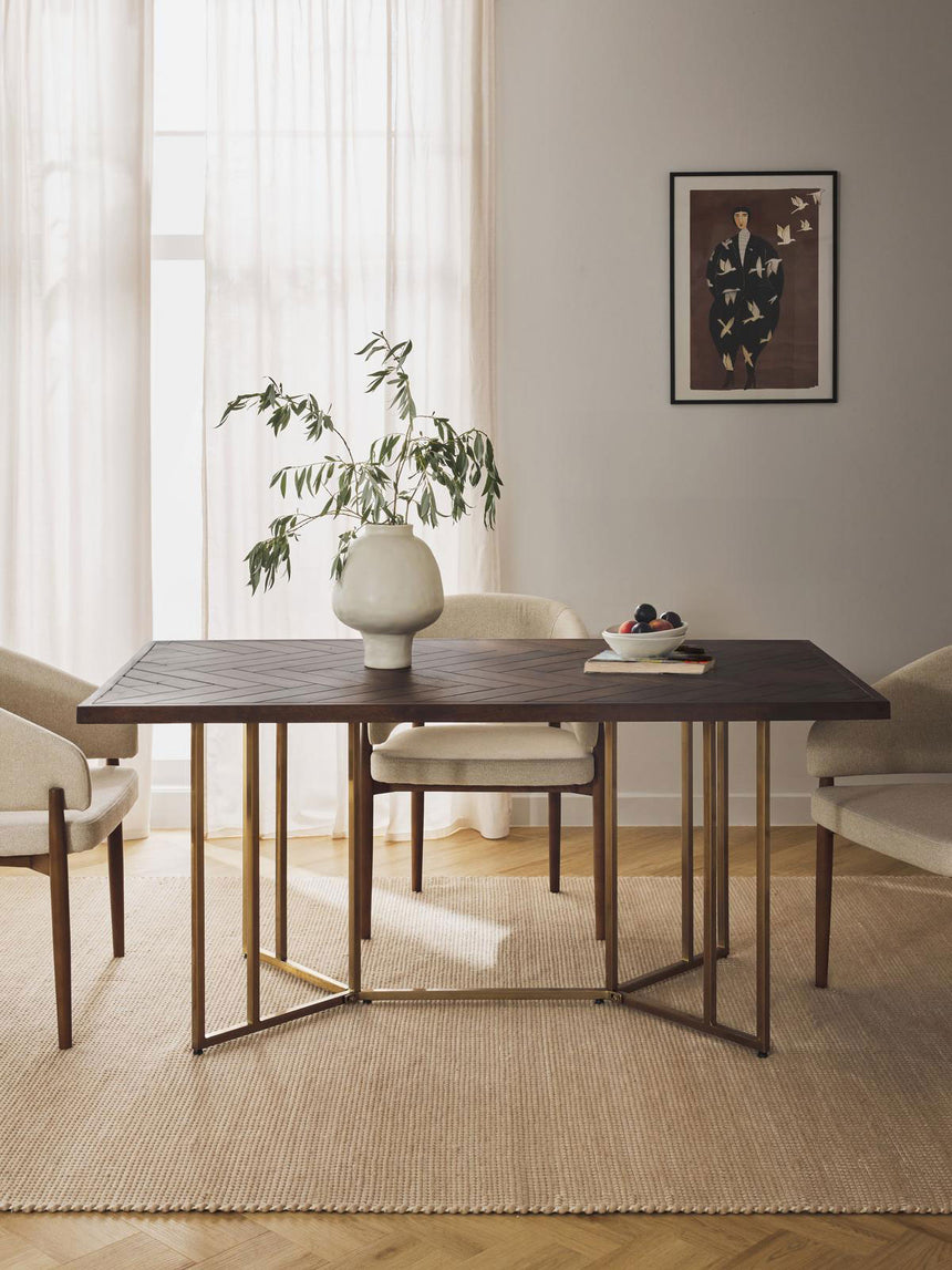 Elit Ahşap Yemek Masası Ceviz