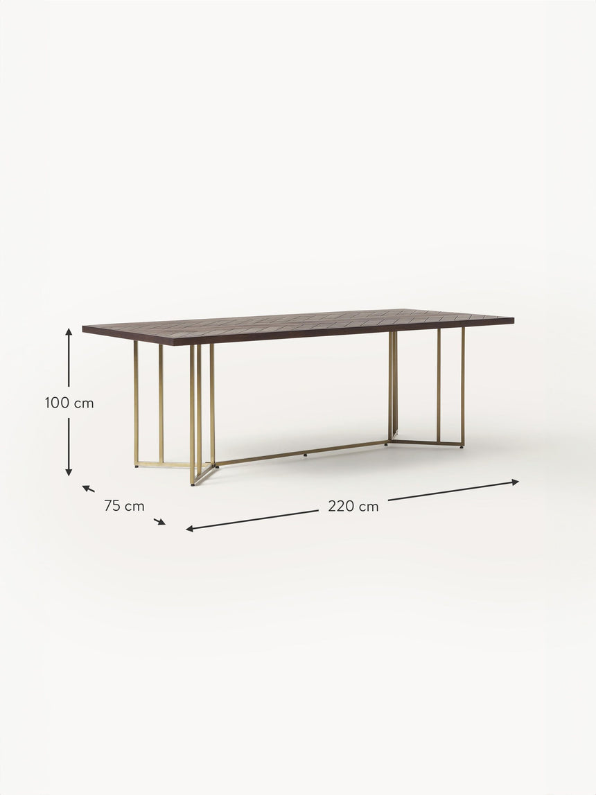 Elit Ahşap Yemek Masası Ceviz