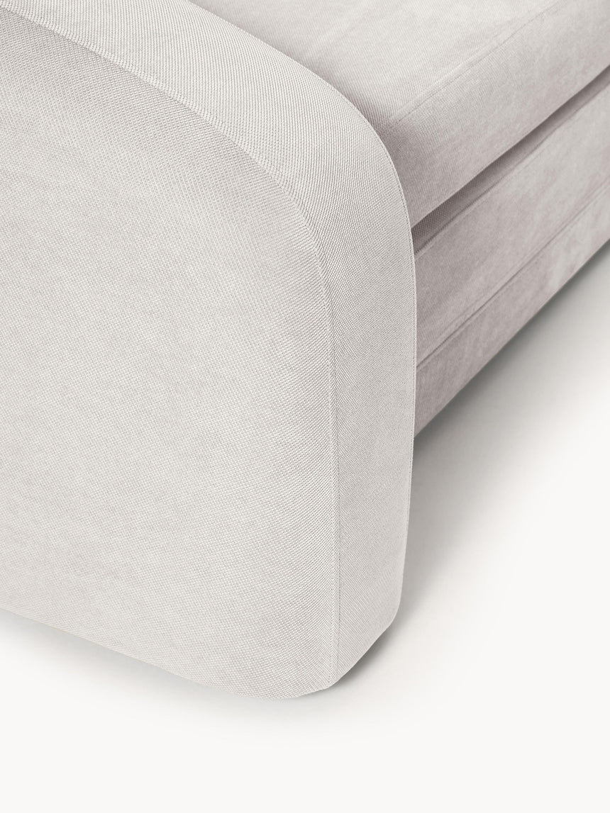 Fara Yataklı İkili Koltuk Açık Gri