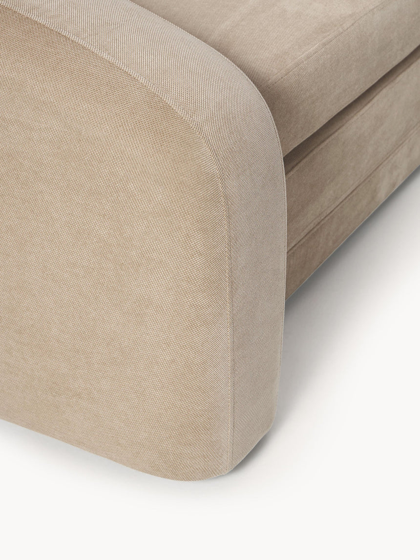 Fara Yataklı İkili Koltuk Bej