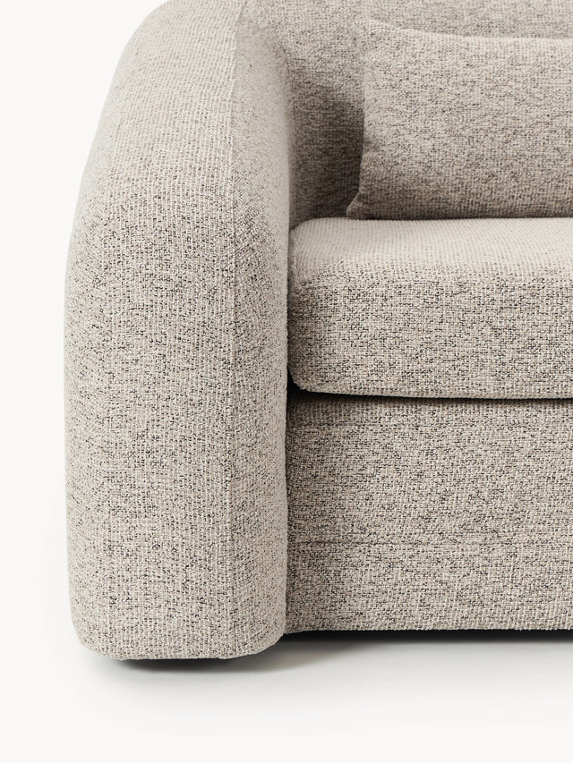 Fara Yataklı İkili Koltuk Bej Benekli Bukle