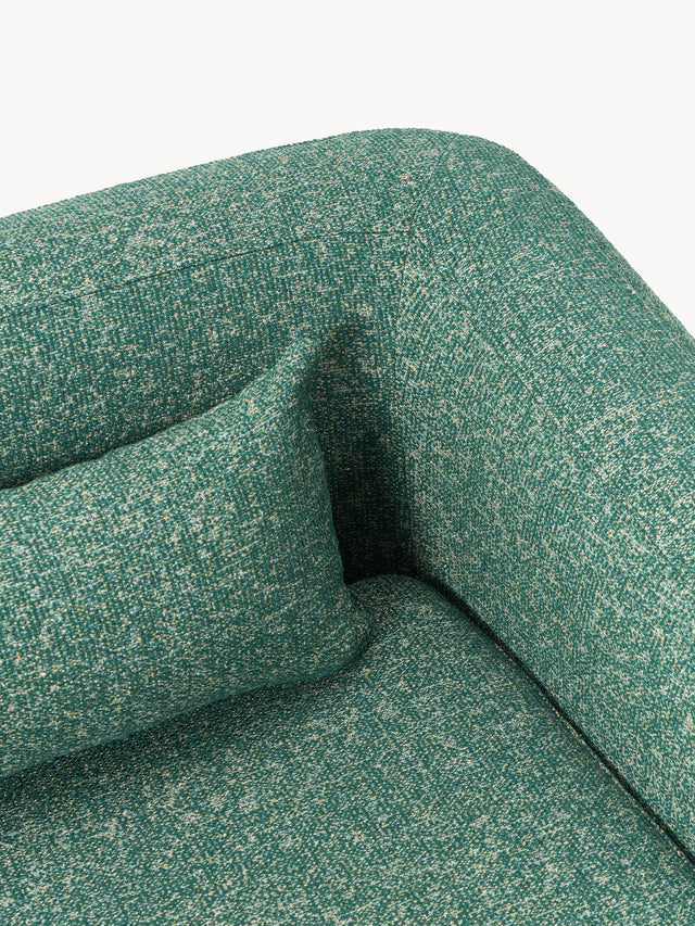 Fara Yataklı İkili Koltuk Petrol Yeşili Benekli Bukle