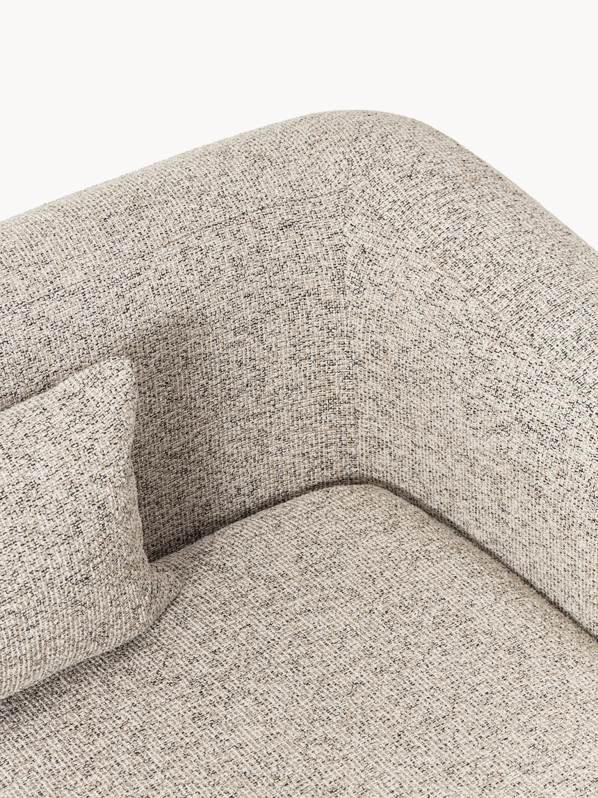 Fara Yataklı Üçlü Koltuk Bej Benekli Bukle