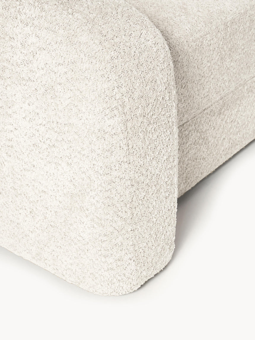 Fara Yataklı Üçlü Koltuk Kırık Beyaz Teddy