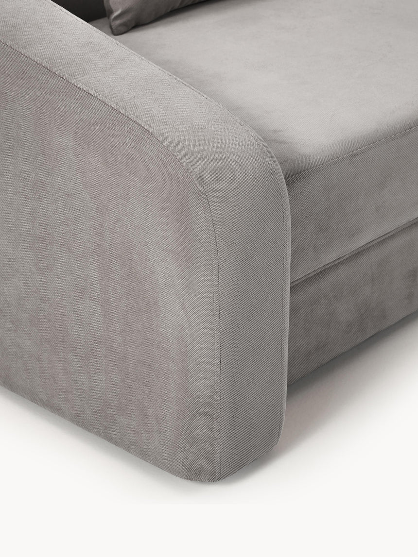 Fara Yataklı Üçlü Koltuk Koyu Gri