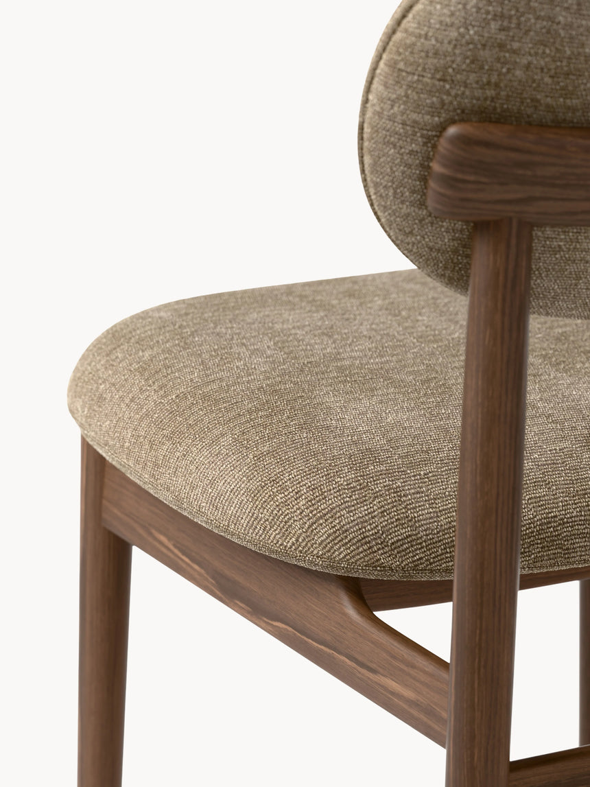 Flavius Ahşap Sandalye Kahve Koyu Meşe