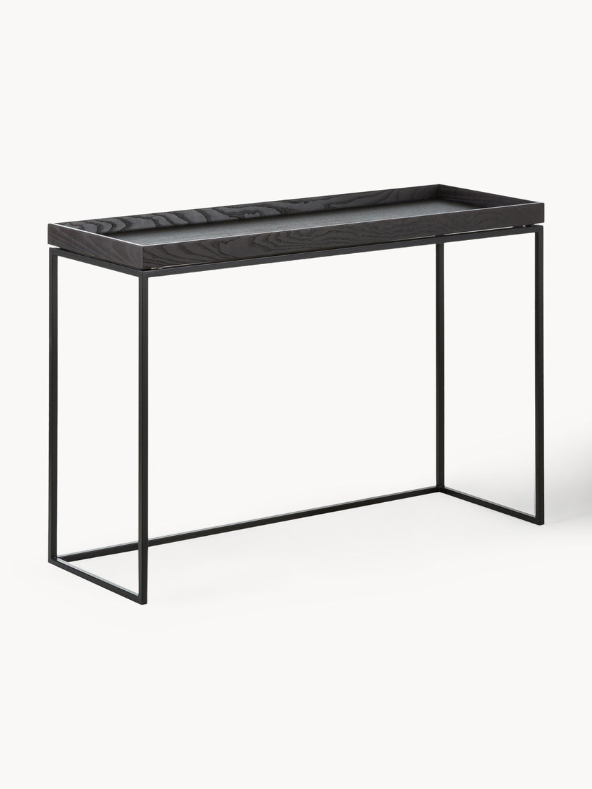 Gama Ahşap Tablalı Metal Dresuar Siyah