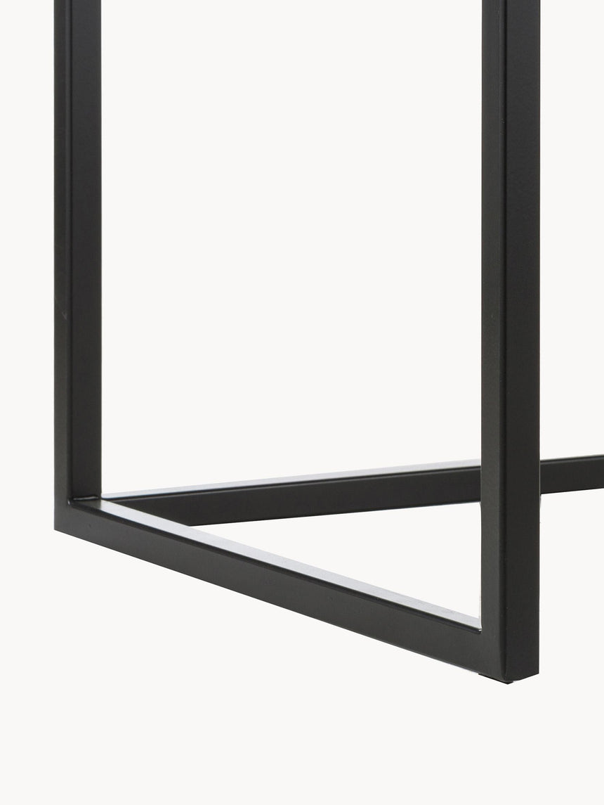 Gama Ahşap Tablalı Metal Dresuar Siyah