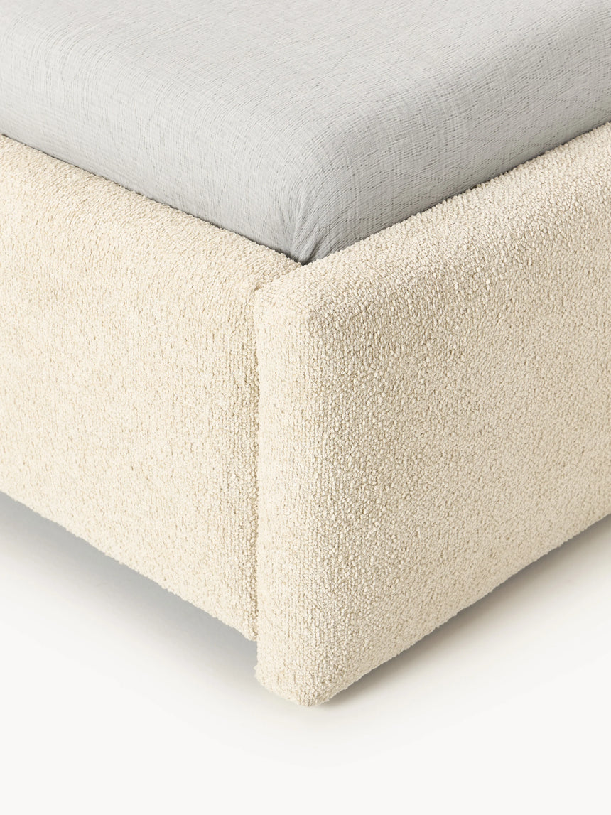 Giuletta Çift Kişilik Karyola Bej Bukle