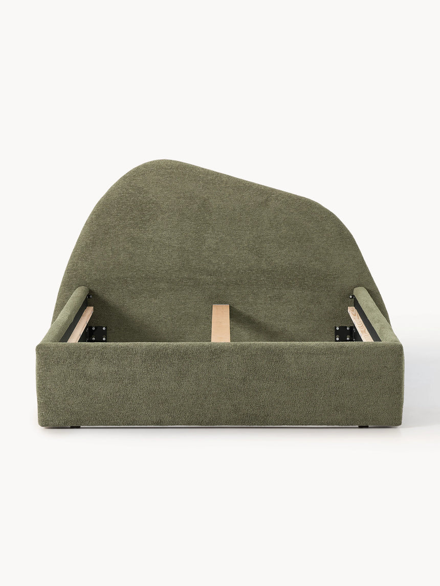 Giuletta Çift Kişilik Karyola Yeşil Bukle