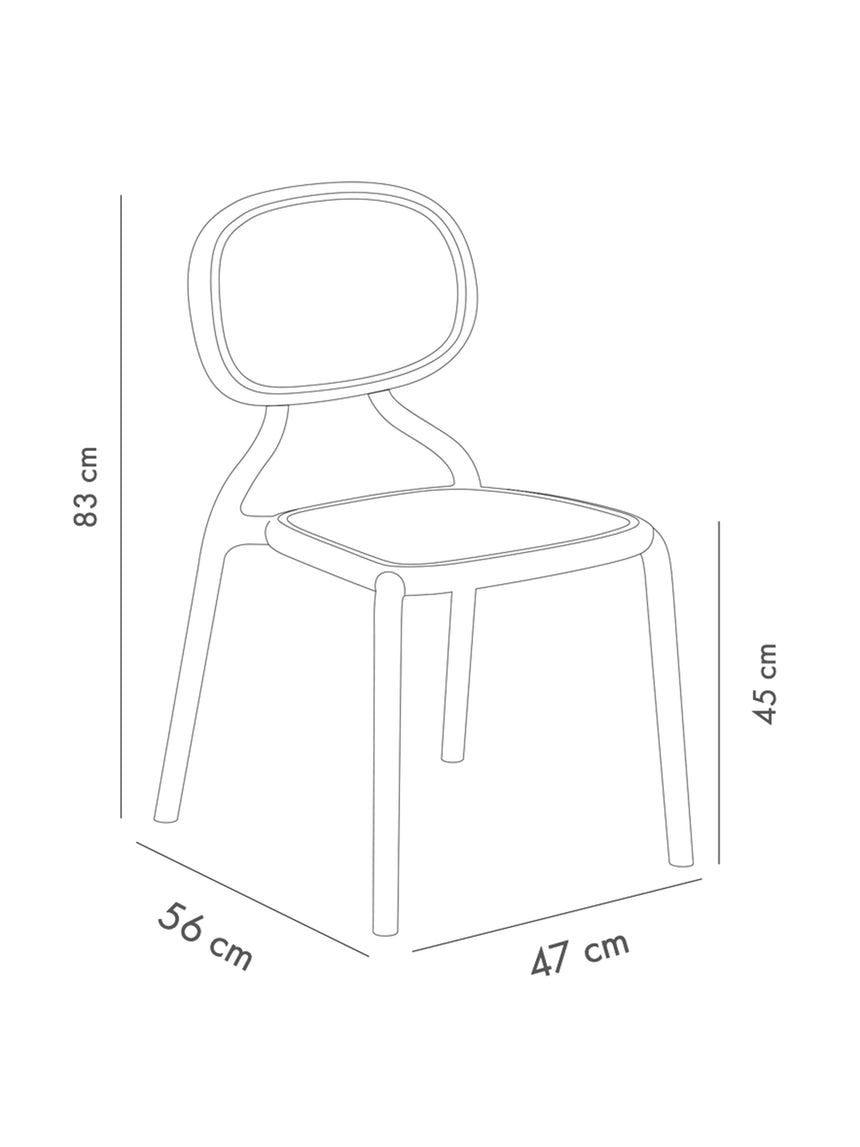 Haz Polipropilen Sandalye Bej Kum Beji