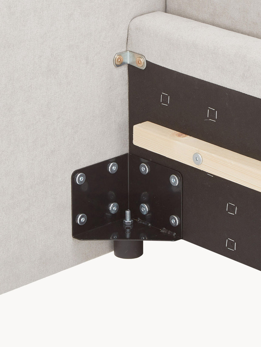 Helga Çift Kişilik Karyola Açık Bej