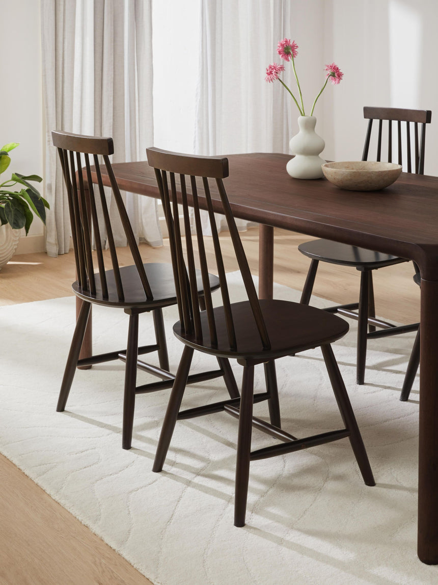 Holz Ahşap Sandalye Koyu Ceviz