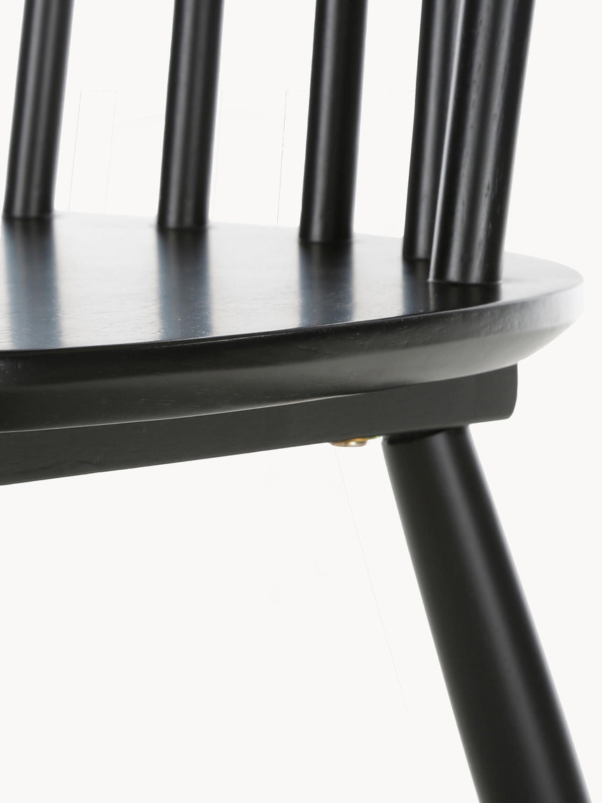 Holz Ahşap Sandalye Siyah