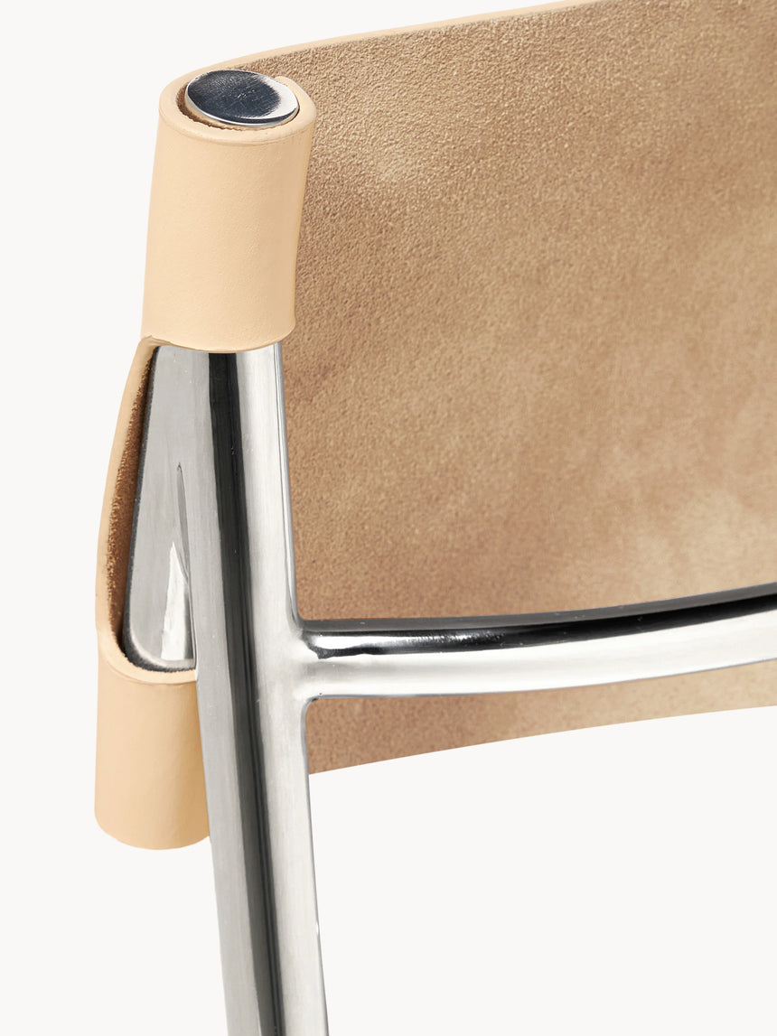 Jira Deri Sandalye Açık Bej