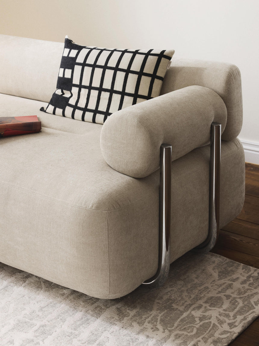 Kyiv Üçlü Koltuk Kırık Beyaz