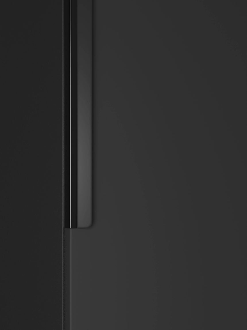 Lan Tek Kapılı Modül Gardırop Siyah