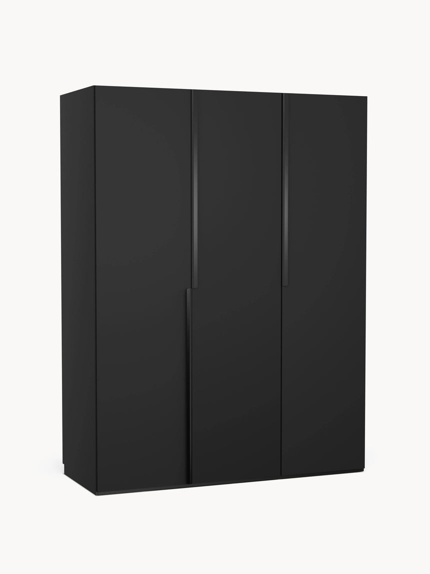 Lan Üç Kapılı Modül Gardırop Siyah
