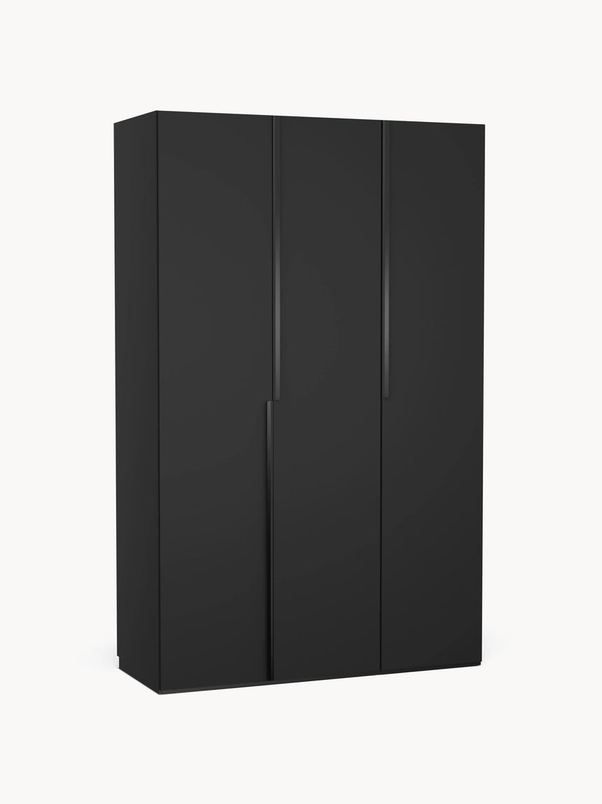 Lan Üç Kapılı Modül Gardırop Siyah