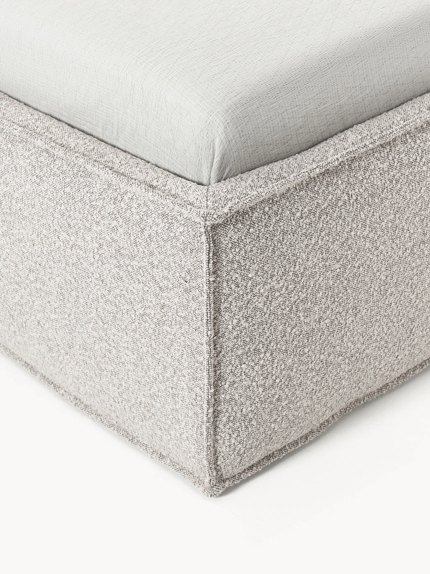 Lays Tek Kişilik Karyola Açık Gri Bukle