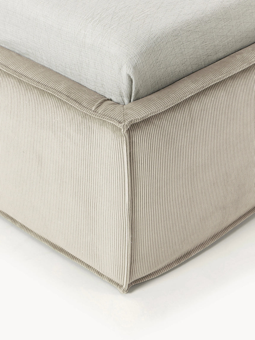 Lays Tek Kişilik Karyola Bej Fitilli