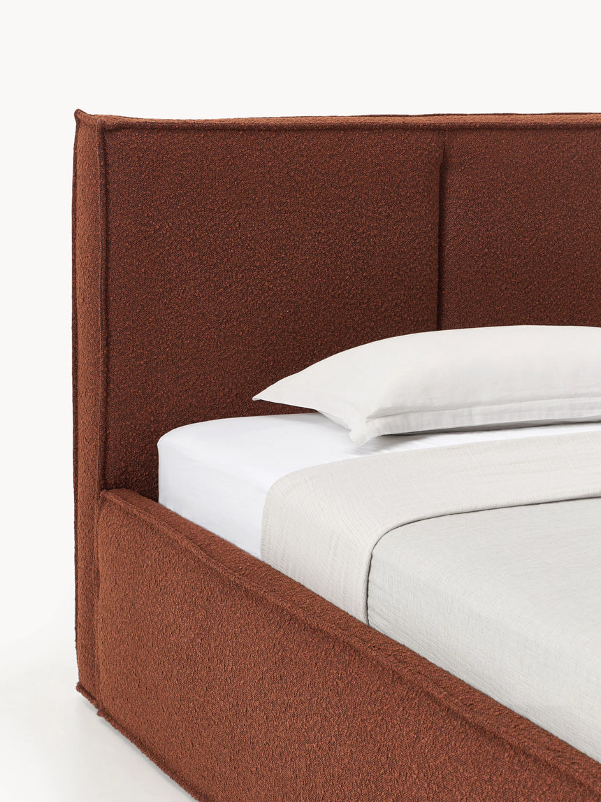 Lays Tek Kişilik Karyola Pişmiş Toprak Bukle