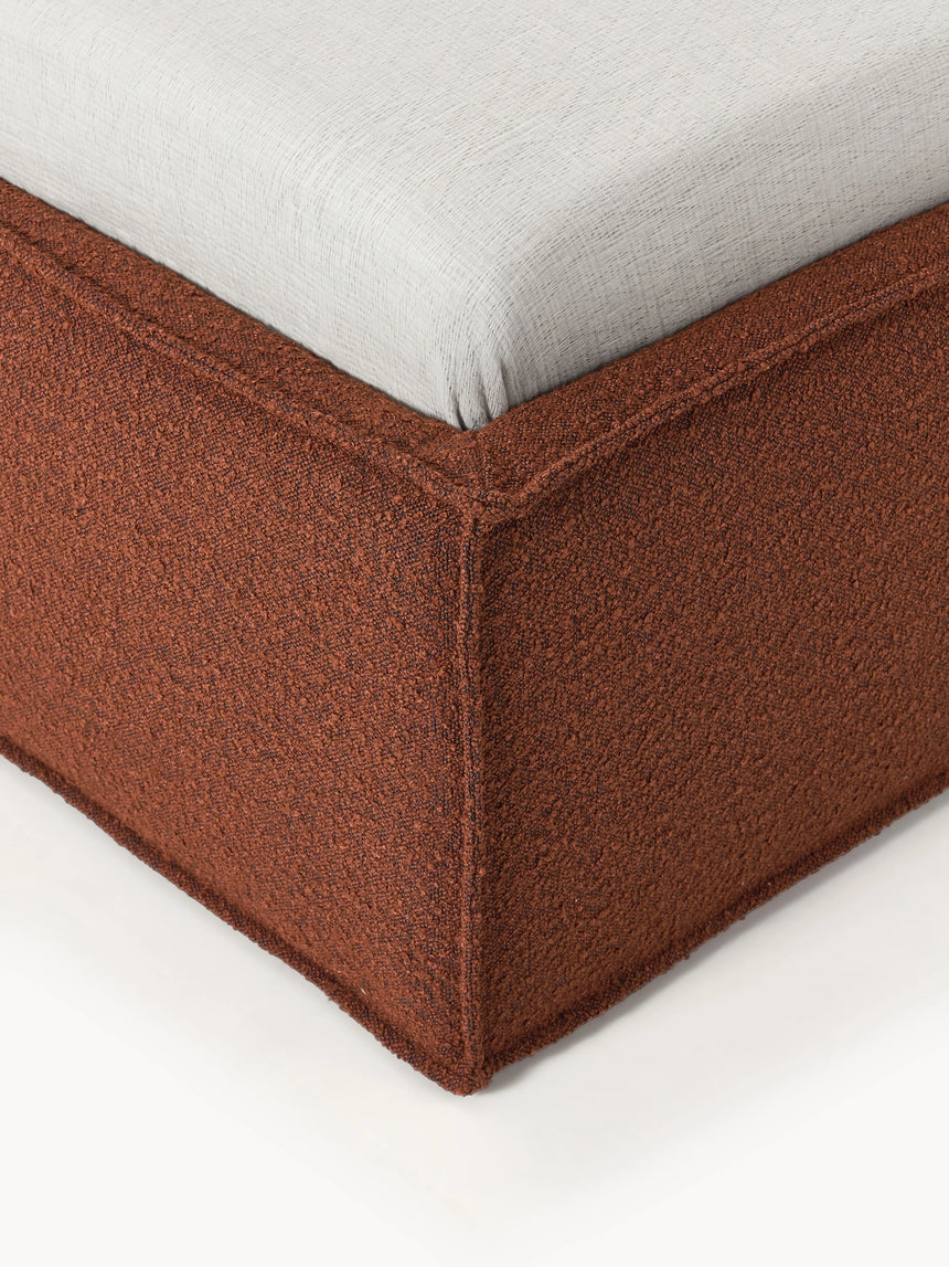 Lays Tek Kişilik Karyola Pişmiş Toprak Bukle