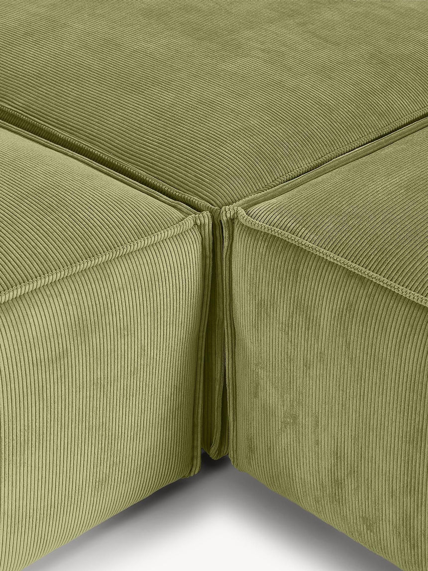 Lego Big Köşe Koltuk Yeşil Fitilli