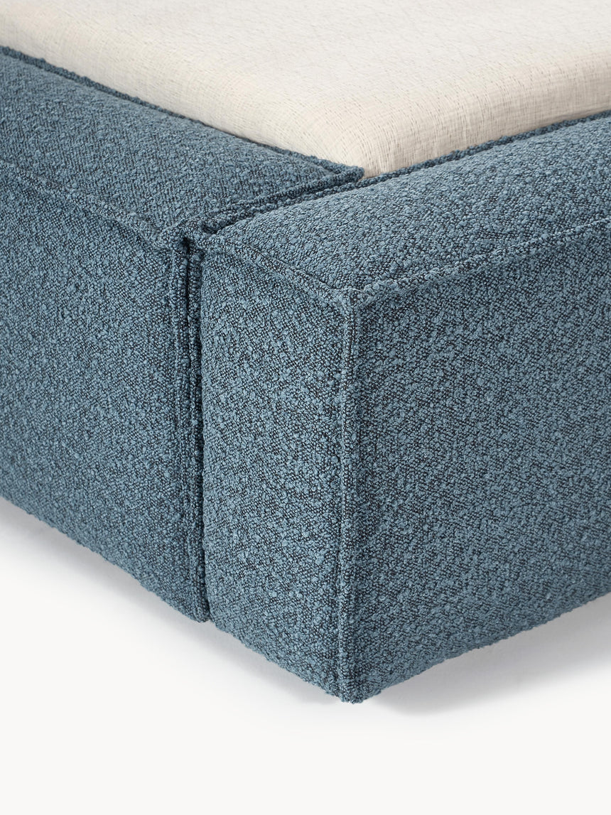 Lego Çift Kişilik Karyola Gri Mavi Bukle