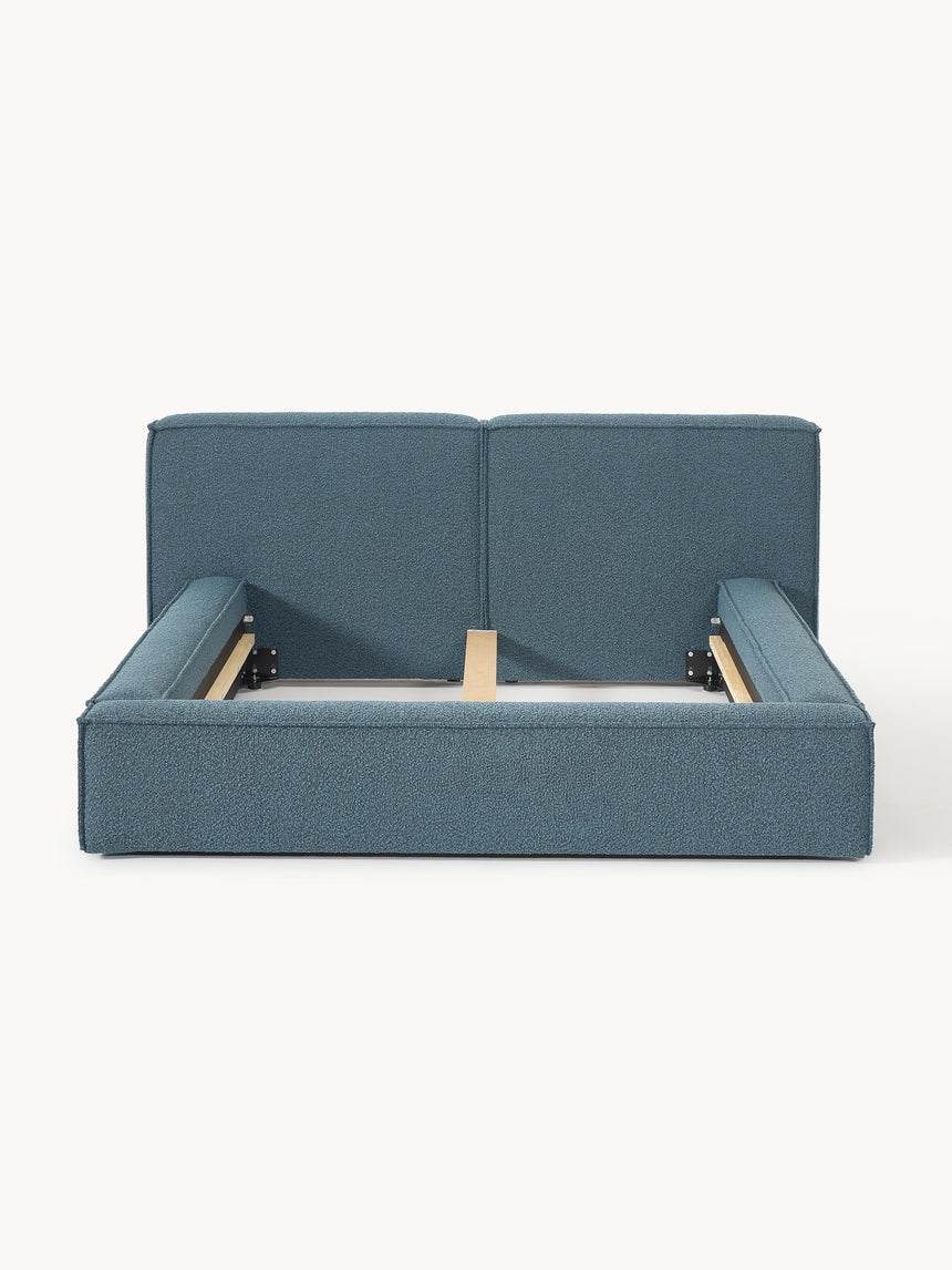 Lego Çift Kişilik Karyola Gri Mavi Bukle