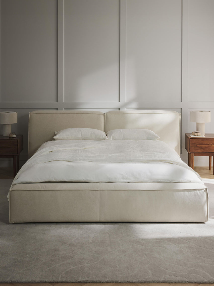 Lego Çift Kişilik Karyola Kırık Beyaz